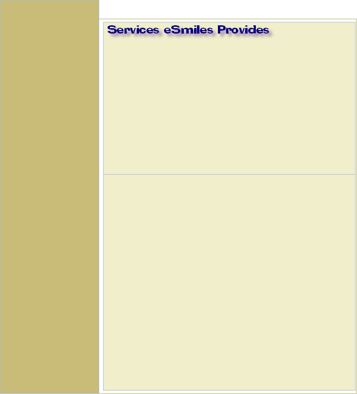 Services eSmiles Provides